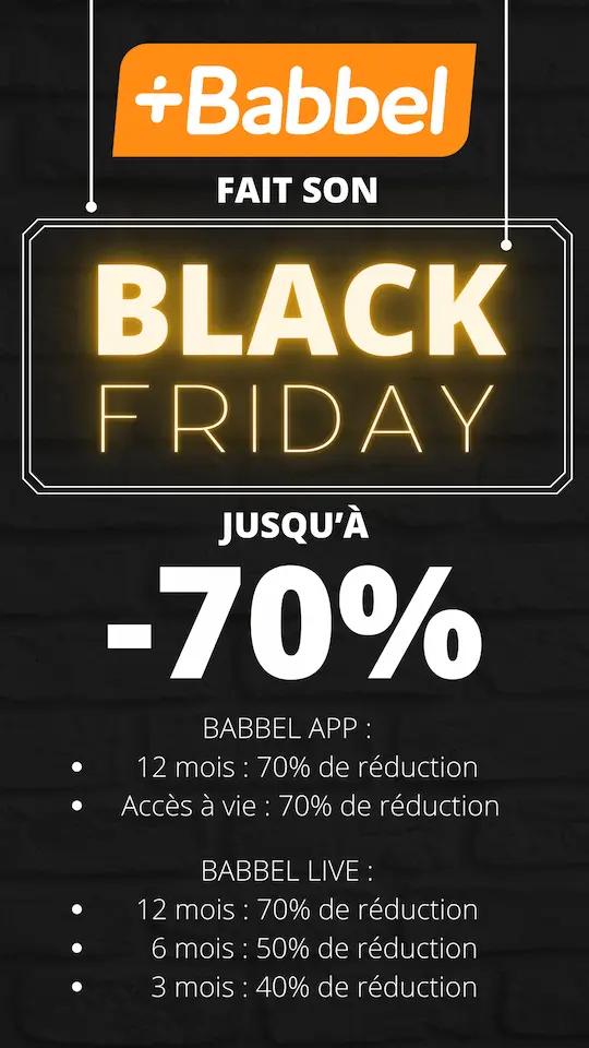 Babbel black friday