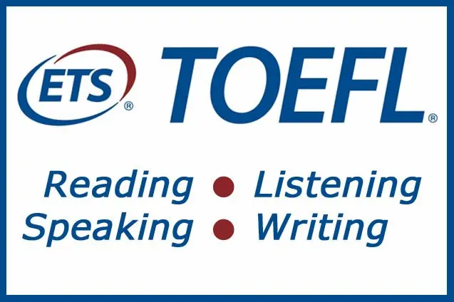 outils linguistiques- évaluation du niveau de langue - Toefl